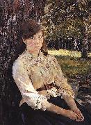 Valentin Serov, Girl in the Sunlight Portrait of Maria Simonovich